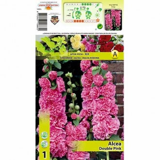 Slez (Alcea) Double Pink slika 1