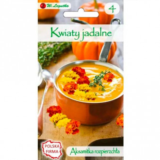 Tagetes raztreseni, mešanica - Užitni cvetovi slika 4