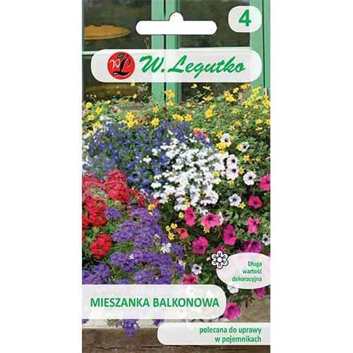 Cvetlice za balkon, večbarvna mešanica 2 slika 1 članek 69605