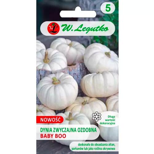 Okrasna buča Baby Boo slika 1 članek 96767