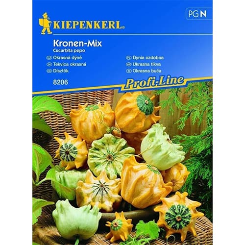 Okrasna buča Crown, večbarvna mešanica slika 1 članek 86556