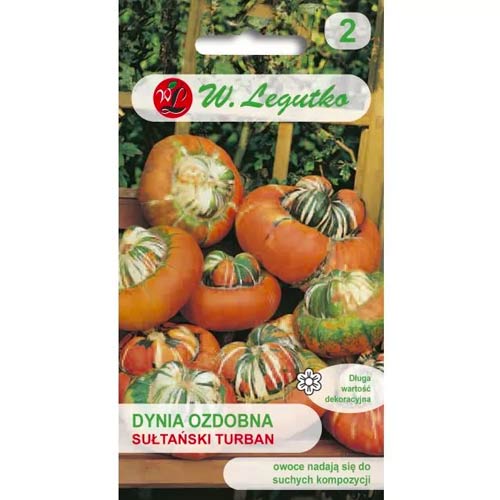 Okrasna buča Sułtański Turban slika 1 članek 69585