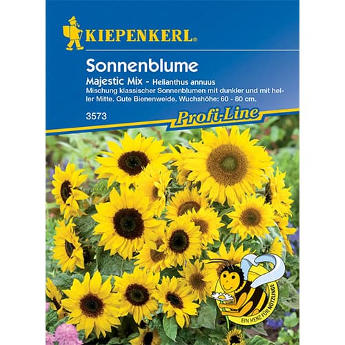 Okrasna sončnica Majestic, večbarvna mešanica slika 1 članek 96579