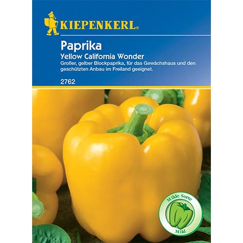 Paprika Yellow California Wonder slika 1 članek 86390
