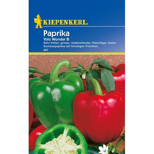 Paprika Yolo Wonder Kiepenkerl slika 1 članek 86499