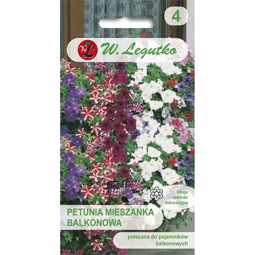 Petunije za balkon, večbarvna mešanica slika 1 članek 69622